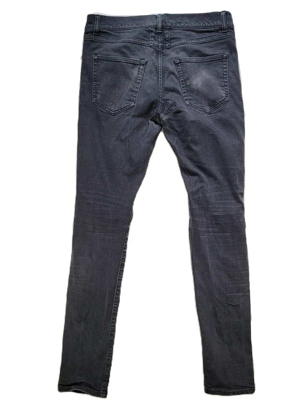 Saint Laurent Paris Men's 33x34 Black Skinny Jeans Made in Italy